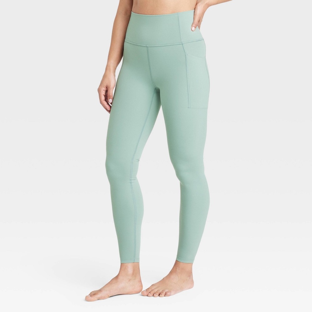 All in Motion Women’s Everyday Soft Ultra High-Rise Pocketed Leggings Moss Green